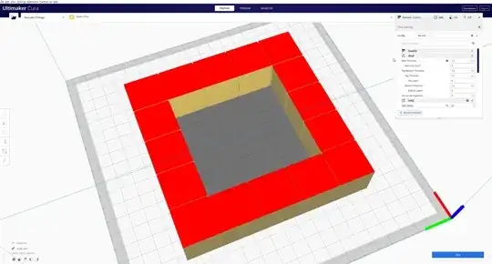 Ring of cubes in Cura Ring of cubes in Cura