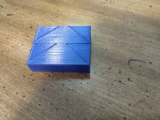 Old test piece above, new with default accel and 0 jerk below