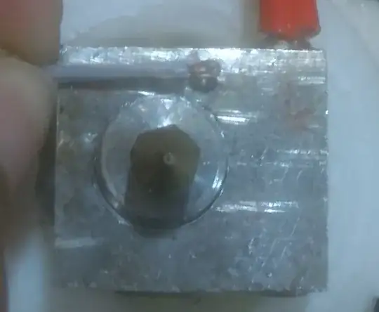 Thermistor setup Thermistor setup