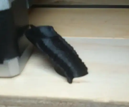 This piece is supposed to be straight up & down This piece is supposed to be straight up & down