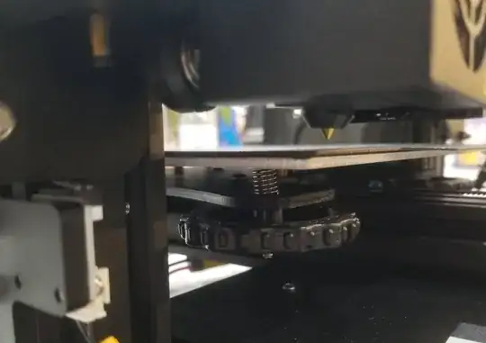 Extruder and bed gap