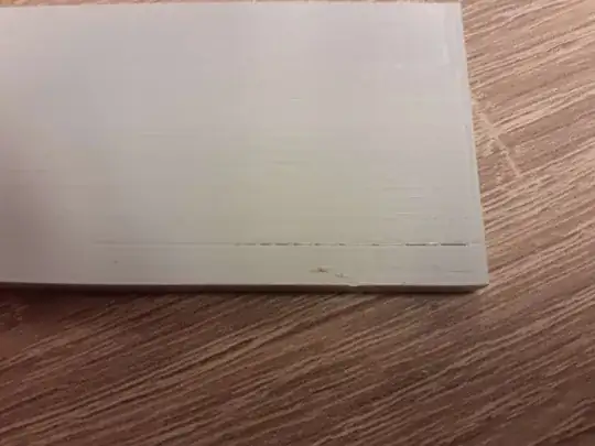 Photo 2 of a printed model #1 with printing errors on bottom layer Photo 2 of a printed model #1 with printing errors on bottom layer