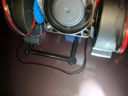 Melted line in the first layer Melted line in the first layer