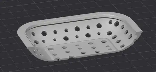 Model cut in half Model cut in half