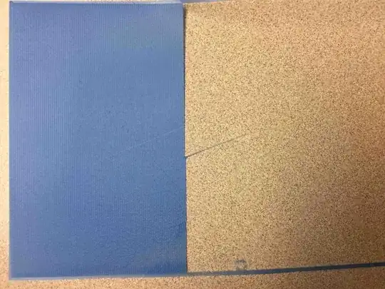 No ripples with 0-90 degree settings and new build plate distance No ripples with 0-90 degree settings and new build plate distance