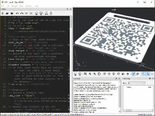 QR Customisation - optional