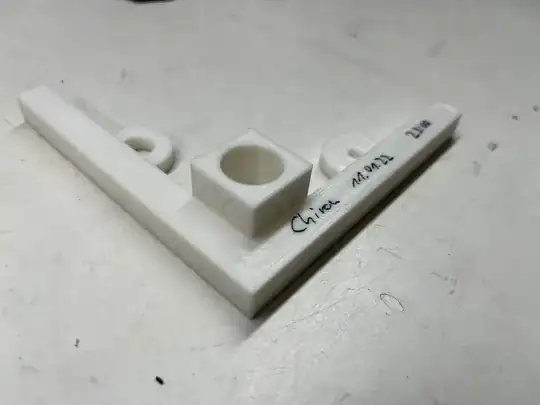 Photo of a calibration model with a different view Photo of a calibration model with a different view