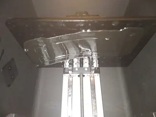 model peeling off of print bed