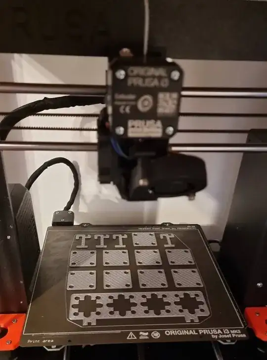 Photo of the failed print