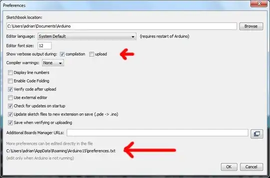 Arduino IDE Preferences dialog Arduino IDE Preferences dialog
