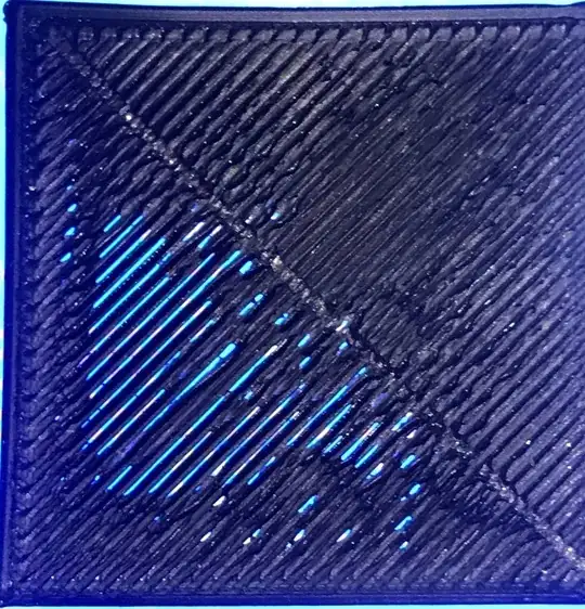 First layer view of print with BLTouch V3 First layer view of print with BLTouch V3