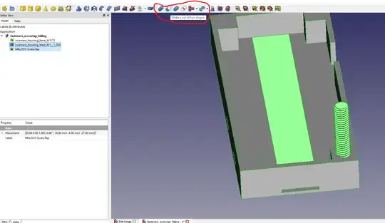Intersecting components selected, deciding on boolean operation