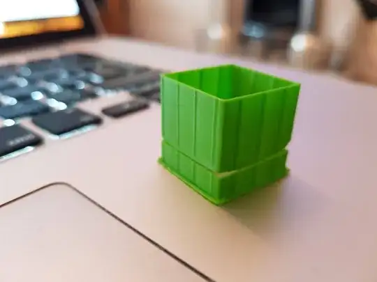 second attempt - extrusion multiplier - 0.87