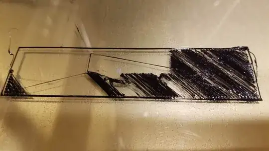 First layer view of a printed product