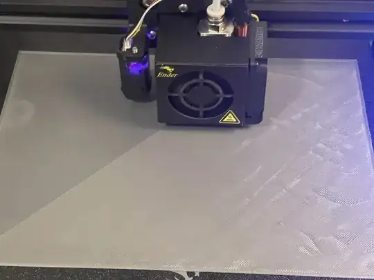 Layer showing artifacts