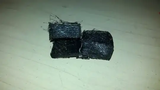 First example of poorly printed cube First example of poorly printed cube