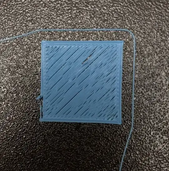 Back Right Corner of Z Calibration Pattern Back Right Corner of Z Calibration Pattern