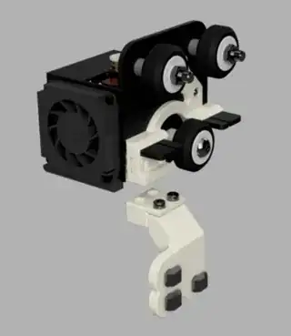 3D rendering of a KlackEnder bed leveling probe 3D rendering of a KlackEnder bed leveling probe