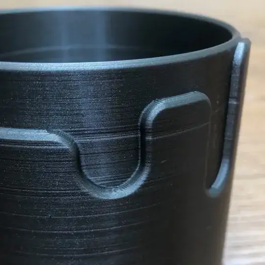 Image showing squished in layers Image showing squished in layers