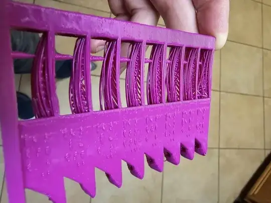 Photo of a temperature tower where the underside of every bridge is drooping down Photo of a temperature tower where the underside of every bridge is drooping down