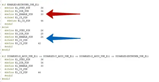 Screenshot of code snippet Screenshot of code snippet