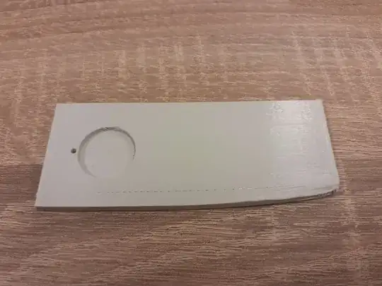 Photo 1 of a printed model #2 with printing errors Photo 1 of a printed model #2 with printing errors