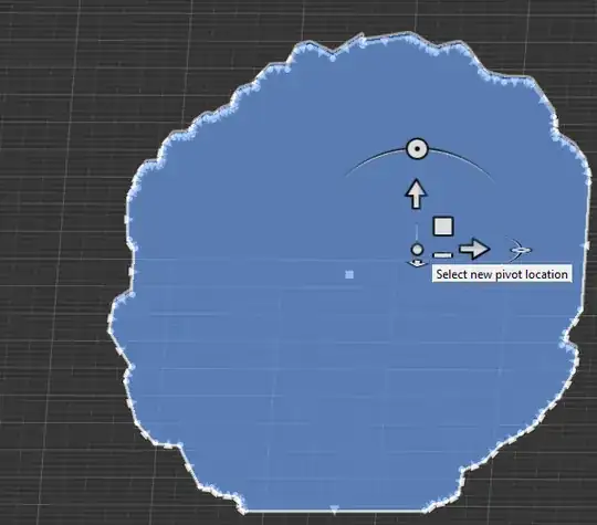 Screenshot of hovering over an object in the 3d workspace. Points are highlighted to be selected as the move origin. This includes the center of the object represented by a blue rectangle Screenshot of hovering over an object in the 3d workspace. Points are highlighted to be selected as the move origin. This includes the center of the object represented by a blue rectangle
