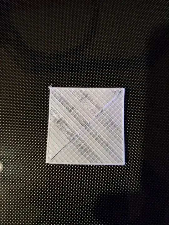 Printed model with thinly printed areas Printed model with thinly printed areas