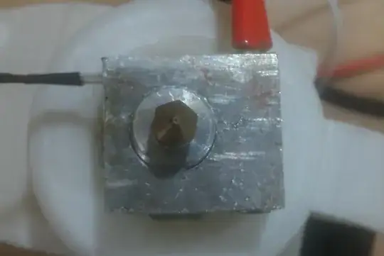 Photo of hotend Photo of hotend