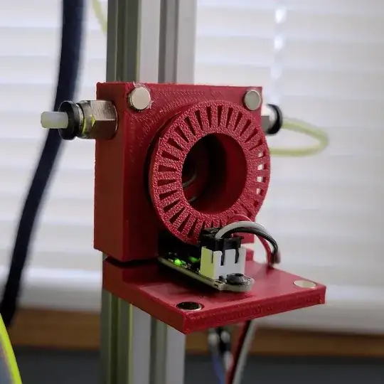 DIY Filament Sensor using Encoder Wheel DIY Filament Sensor using Encoder Wheel