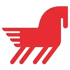 Vector graphic of a stylized horse