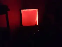 printer under the polystyrene cover