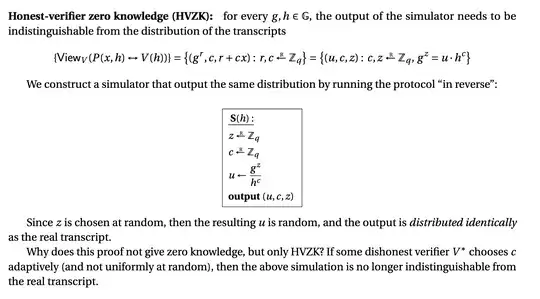How the simulator generates the output backwards