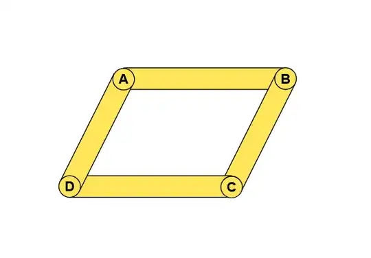 i first created a parallelogram