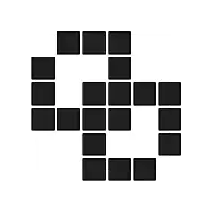 non-strongly-surrounding rotationally symmetric polyomino