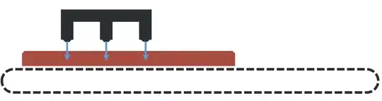 Product on Conveyor Sprayed