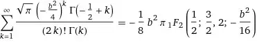 First integral, a=0