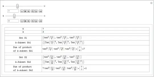 Tan binomial formulaes 3