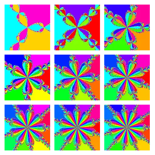basins of attraction for Newton's method