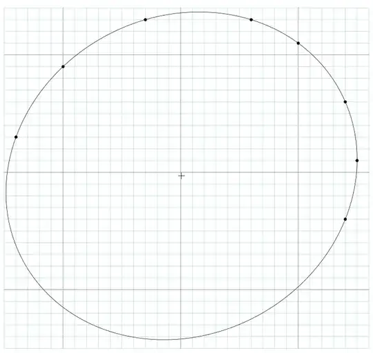 Smallest unparalleled 8-ellipse