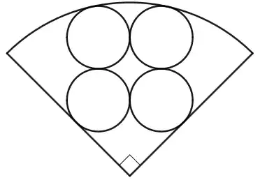 Four circles in quarter-circle1