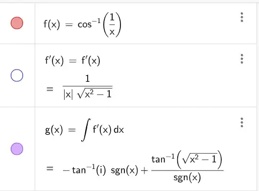 Screenshot of problem