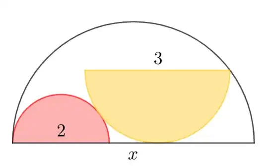 three semicircles