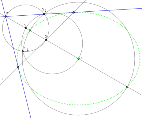 Points on a conic from given pole-polar pair and center