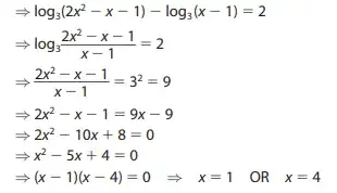 Working out of equation