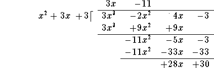 Polynomial Long Division