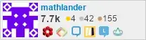 profile for mathlander on Stack Exchange, a network of free, community-driven Q&A sites