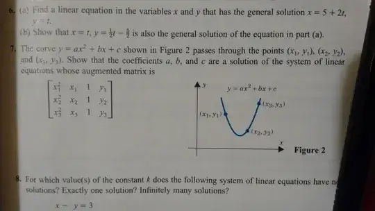 linear algebra textbook exercise