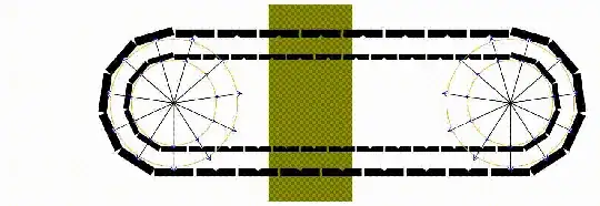 Aristotle's bulldozer neither belt contacting ground (spinning freely)
