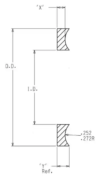 Figure 1: Back-up ring shape